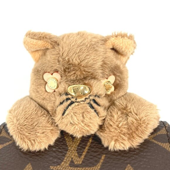 LOUIS VUITTON Brown Monogram Keyring - Picture 6 of 8